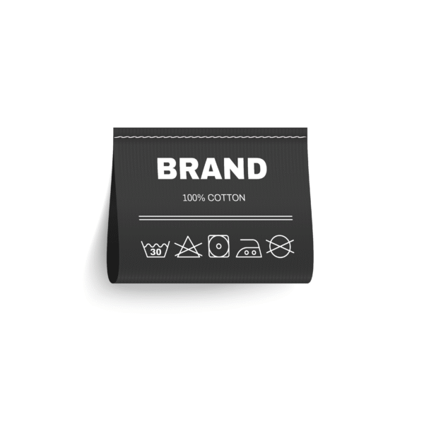 Center-fold labels